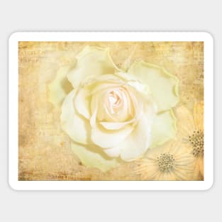 Vintage Rose Sticker